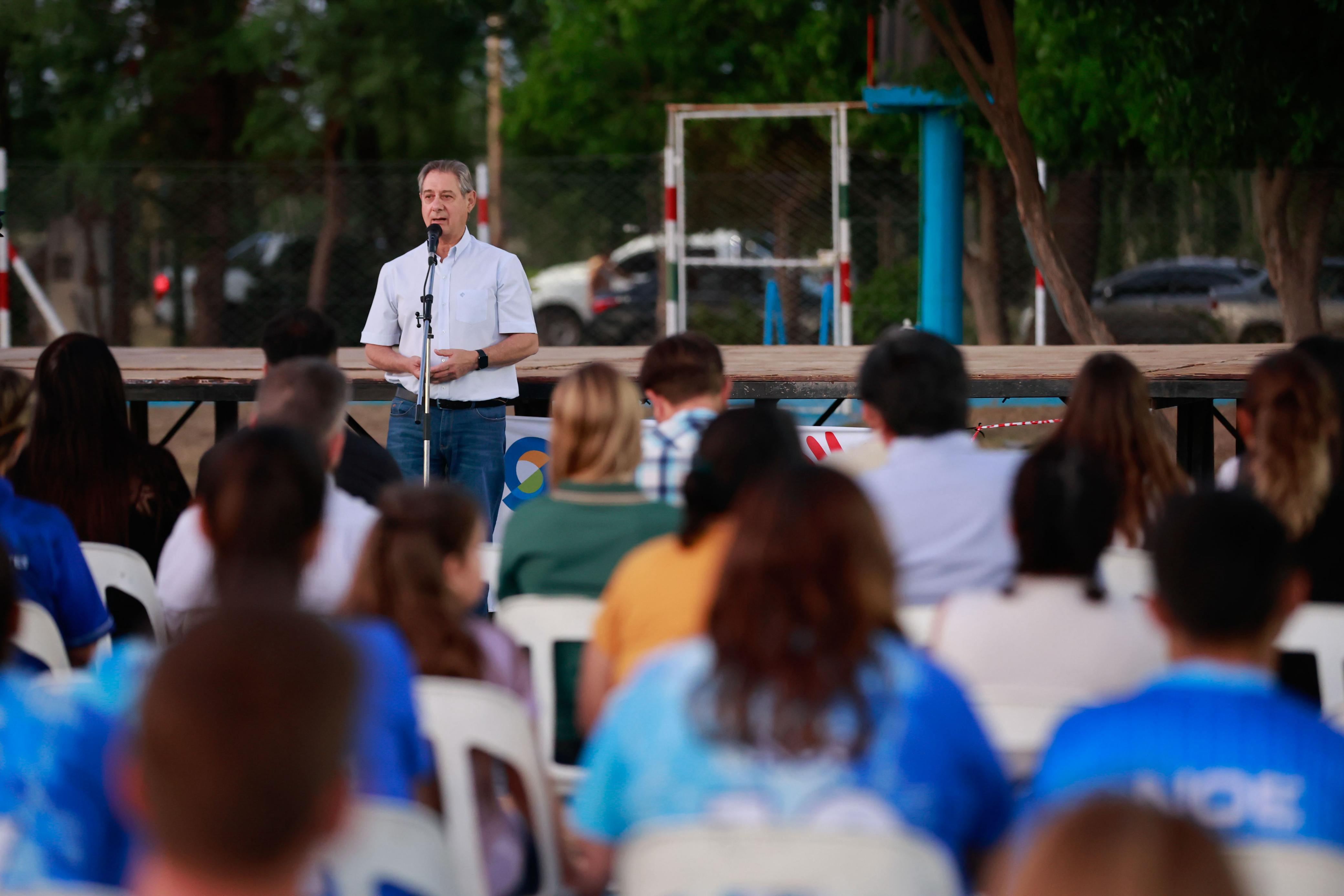 EL INTENDENTE OMAR FÉLIX Y LOS VECINOS DE EL CERRITO INAUGURARON LAS NUEVAS OBRAS EN EL POLI 3